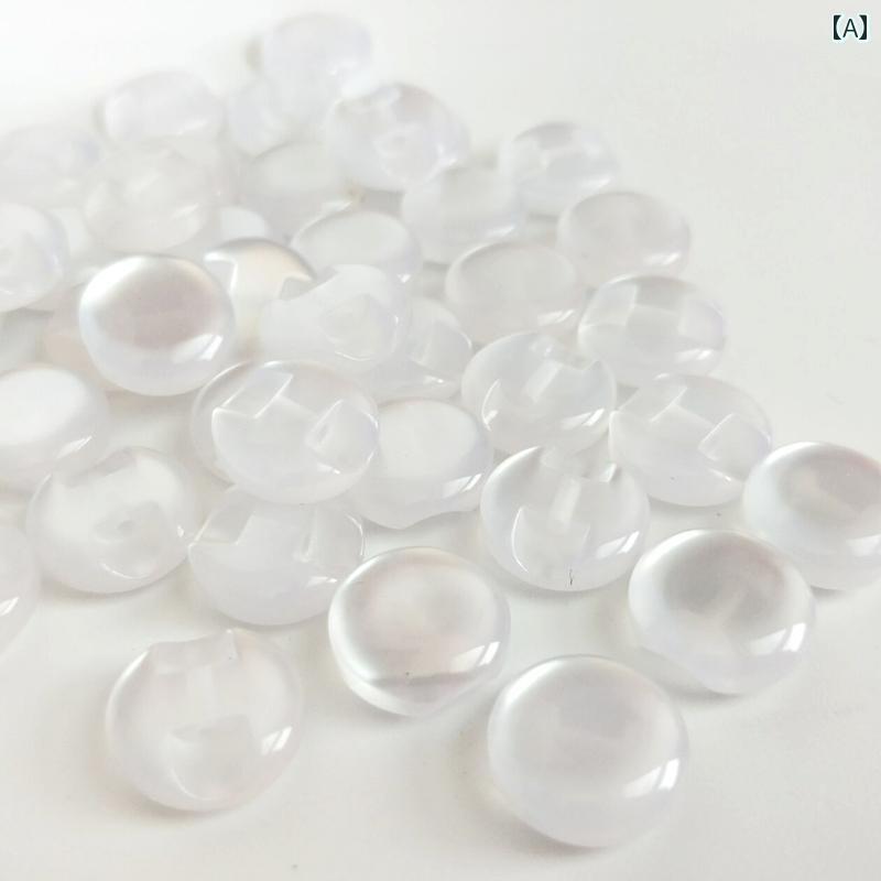 DIY パッチワーク 12 mmの キャンディーカラーの 衣類 アクセサリー ダークアイ 樹脂の パール 光沢 シャツ ボタン 縫製 用品 DIY