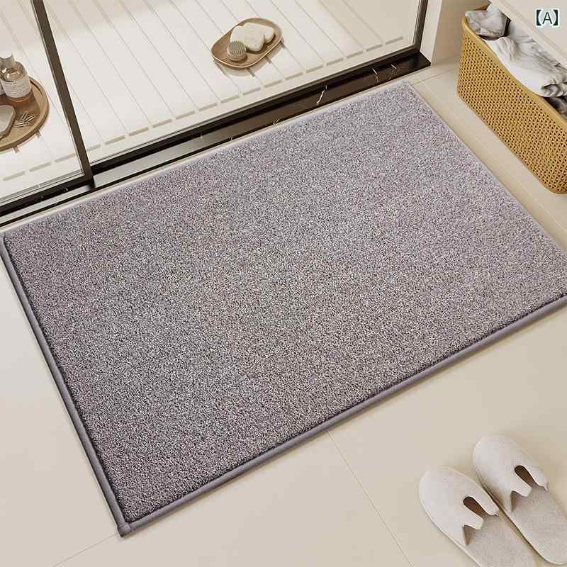 バスマット 浴室 インテリア 2025年新 滑り止め 特許 取得 浴室 フロア マット 家庭用 トイレ 吸収 速乾 足 入浴用