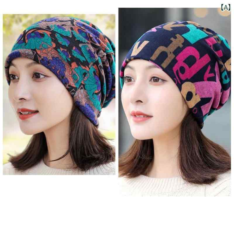 レディース ターバン ファッション スカーフ 女性用 ハゲ 頭 帽子 冬用 薄手 産後 通気性 綿 特製 マザ..