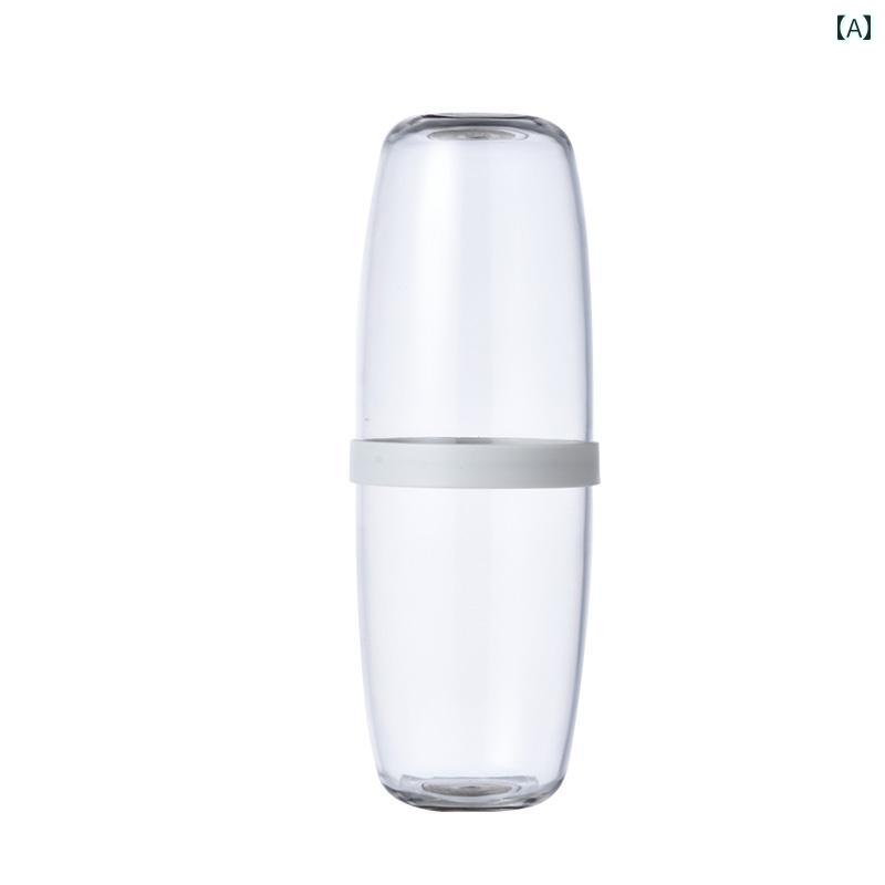 歯ブラシカップ おしゃれ 旅行用 ポータブル マウスウォッシュ カップ 学生 寮 歯 マグ 歯磨き 粉 ブラ..