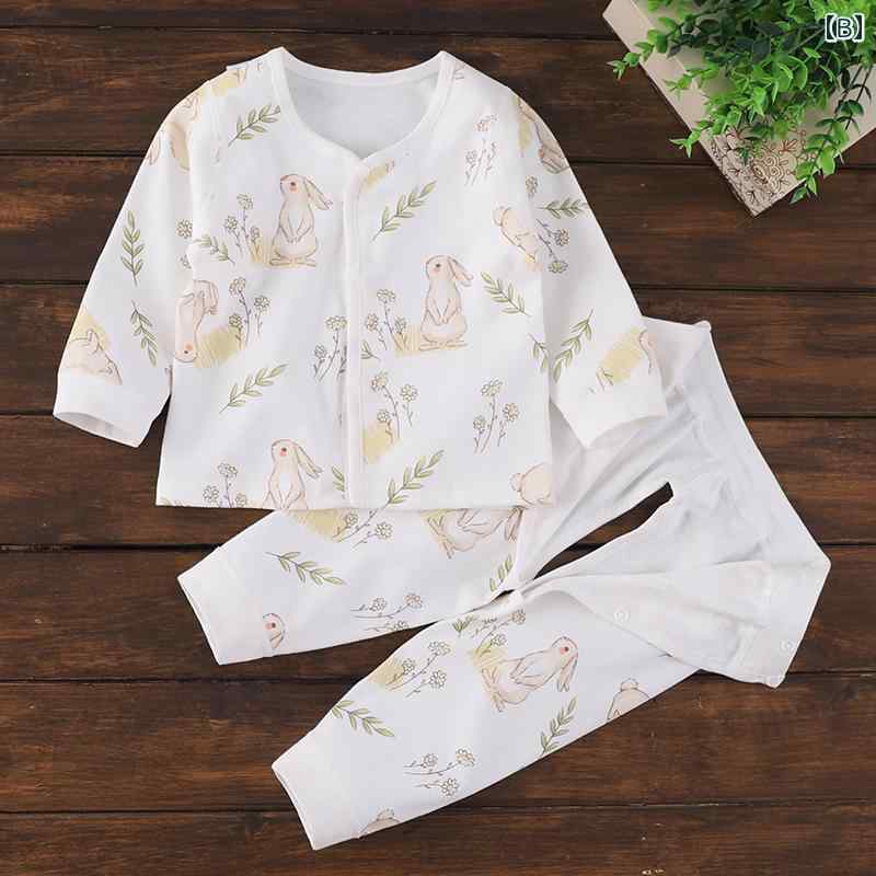 ベビー 薄手 パジャマ ベビー 服 男の子 スーツ 綿 新生児 カテゴリー A 春秋 秋服...
