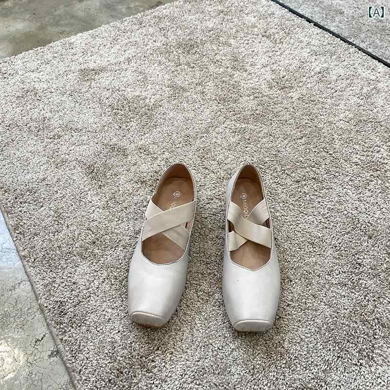 バレエ シューズ レディース メリージェーンの ホットな レディース サンダル 豚 鼻 つま先 閉じた ミ..