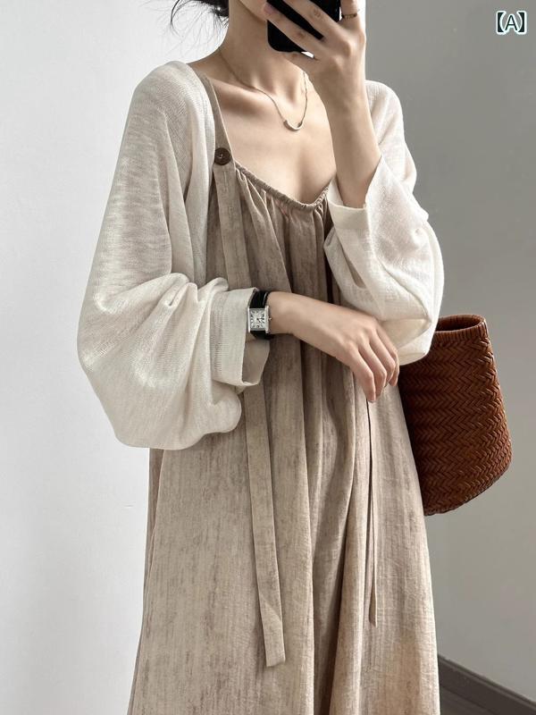 きれいめ 春秋 ニット バット スリーブ 冷感 日焼け防止 カーディガン 薄手 レディース 夏 ショート シ..