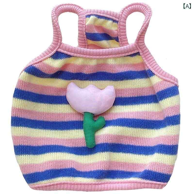 ペット用 ベスト 犬 ペット 服 小型 犬 キャミソール 夏 薄手 韓国 テディ ビション ポメラニアン 猫