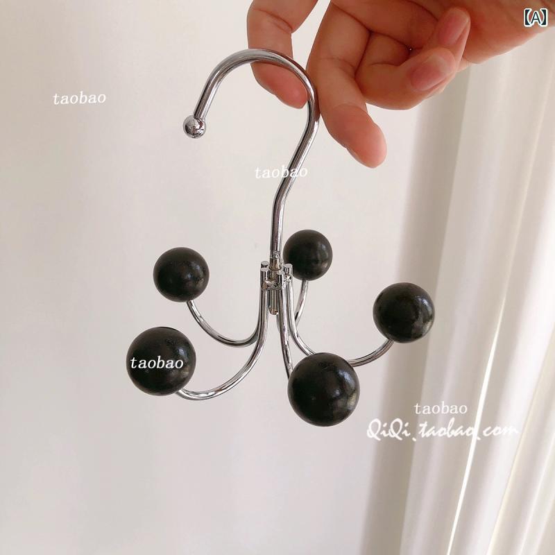 便利 フック 壁掛け 多機能 回転 フック バッグ ベルト 帽子 衣類 収納 パンチ フリー レトロ 木製 ジ..