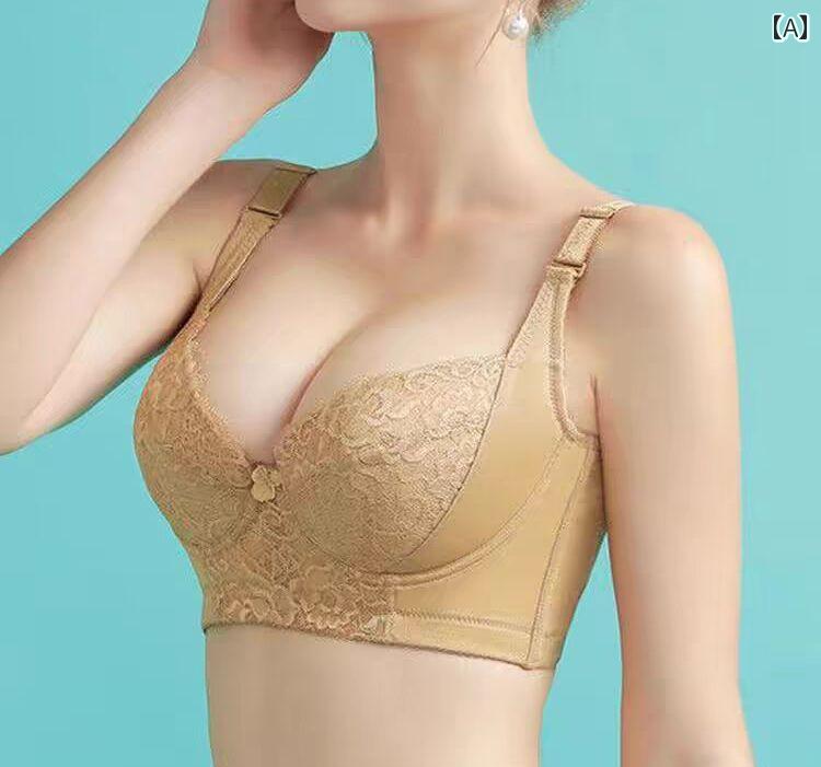 矯正 ブラジャー ブラ 調節可能 ブラジャー プッシュアップ サイド コレクション バスト リフト 補正 外側 拡張と 抗 垂れ 薄型 美容 サロン 下着 レディース