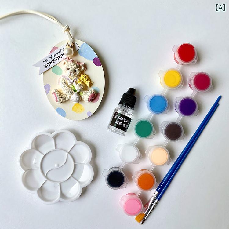 ホビー パッチワーク 材料 DIY 3 D レリーフ 石膏 絵画 花車 アロマセラピー ペンダント 材料 パッケー..