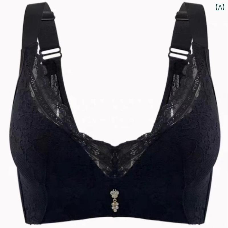 矯正 ブラジャー ブラ 美容 サロン ギャザー サイド バスト 補正 アンチ 垂れ セクシーノー リム ブラプッシュ アップ 下着 レディース ミディアム 薄型 モールドカップ