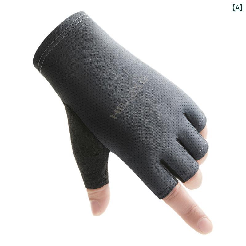 スポーツ グローブ フィット トレーニング 夏用 男女兼用 ハーフ フィンガーグローブ 滑り止め フィッ..