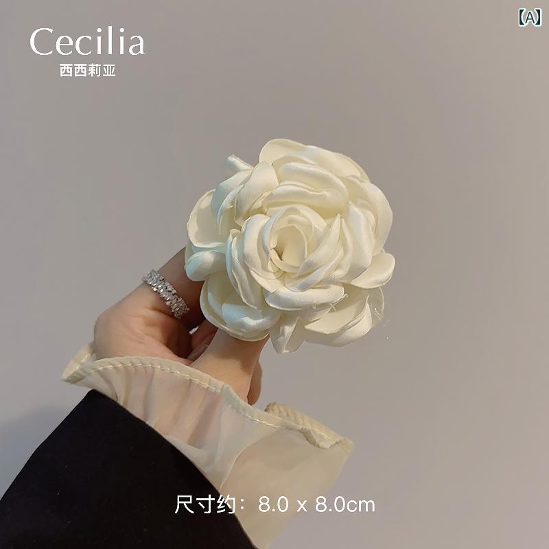 ブローチ レディース コサージュ ローズ ブローチ レディース ハイエンド 生地 フラワー コサージュ スーツ 洋服 ピン アクセサリー