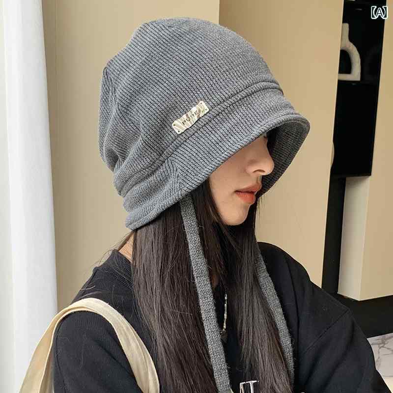 おしゃれ ニット帽 レディース 秋冬用 フィッシャーマン ハット 女性用 暖かい 耳 保護 ウール ニット ..