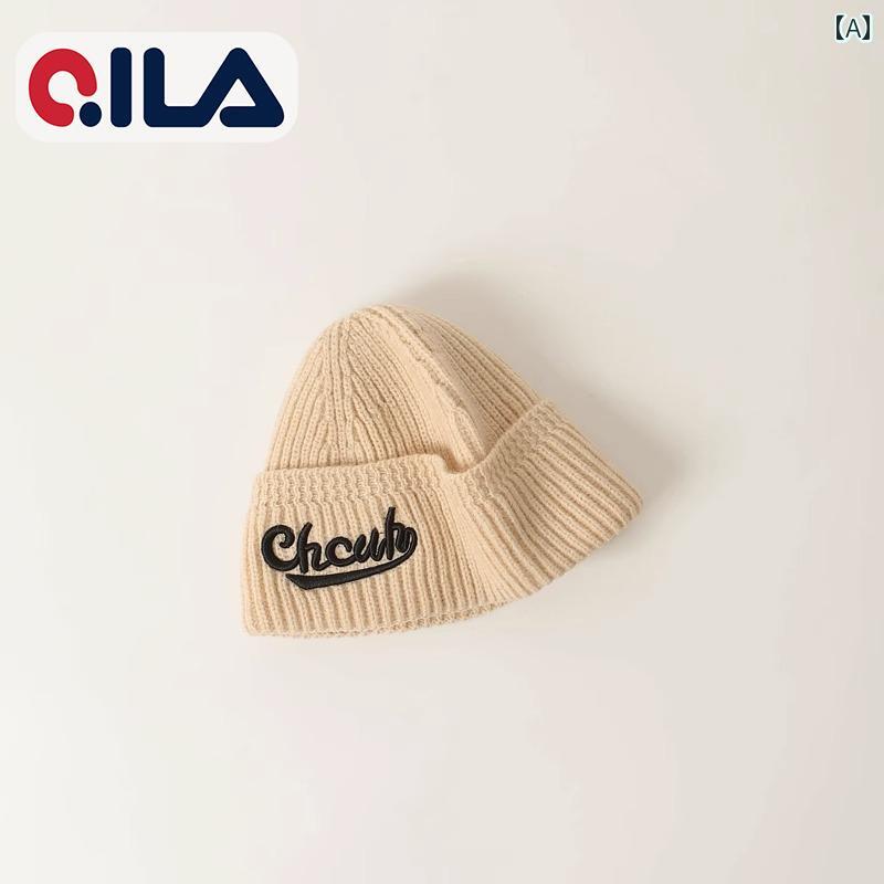 ニット帽 かわいい カジュアル 子供用 帽子 秋冬 ベビー 暖かい ニット 帽 男の子 女の子 韓国 プルオ..