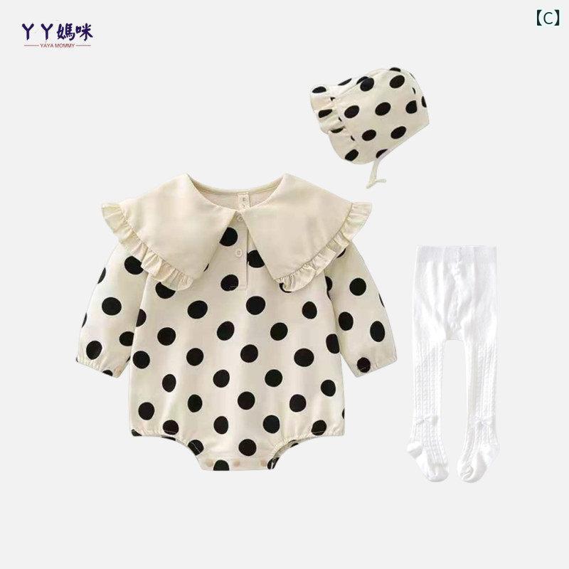 ベビー服 カジュアル スタイル ベビー 服 春秋服 新生児 綿 ロンパース 女の 赤ち...