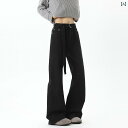 フレア パンツ 男性用 GENIOLAMODE アメリカン スタイル リボン フレアジーンズ メンズ サマー クリーン フィット スリム カトラス パンツ