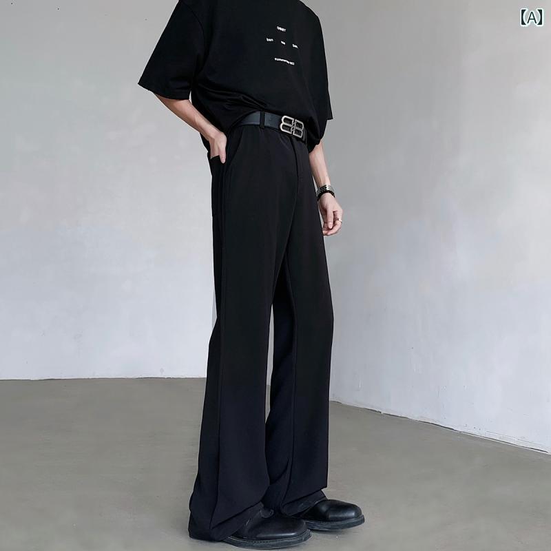 フレア パンツ 男性用 195 背の 高さ メンズ ズボン 120 CM 夏 薄手 風 フレア パンツ モ ッピング カジュアル