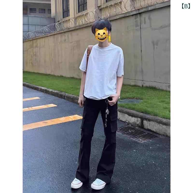 フレア パンツ 男性用 アメリカン クリーン フィット ハイウエスト フレアジーンズ メンズ 夏 スリム 迷彩 パンツ トラウザー ズ