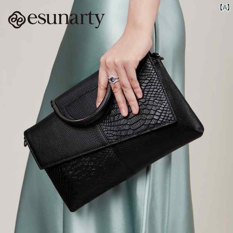 おしゃれ クラッチバッグ レディース 女性用 革 クラッチバッグ 2025年 高級 パーティー用 軽量 斜め 掛け 小型 バッグ