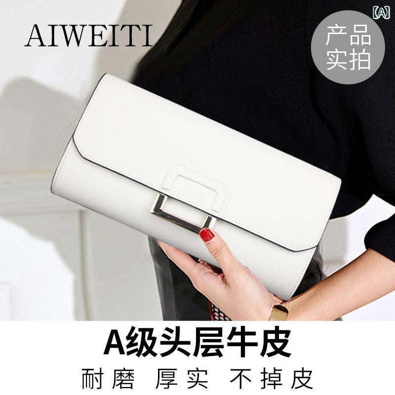 おしゃれ クラッチバッグ レディース Ivyti レディース 革 クラッチバッグ レディースバッグ 2024夏 ホワイト ハンドバッグ エンベロープ バッグ イブニングパーティー