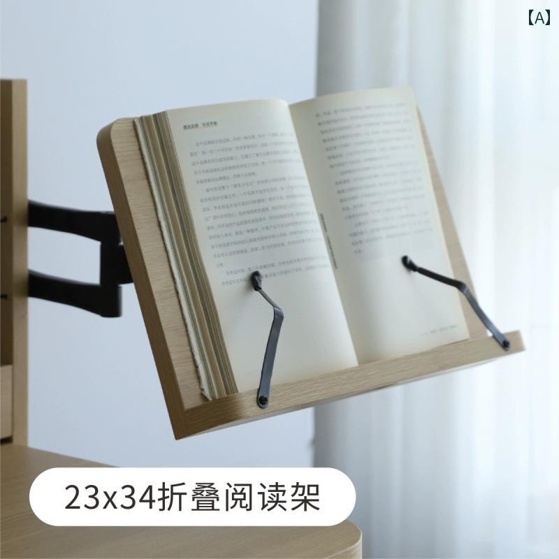 読書 スタンド ラック 壁掛け 読書 ラック 多機能 デスク トップ 折りたたみ 本棚 伸縮 式 子供用 絵本..