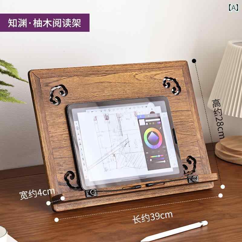 読書 スタンド ラック エキゾチックな 木製の 子供用 読書 棚 デスク トップ ブック スタンド 多機能 学生用 無垢材