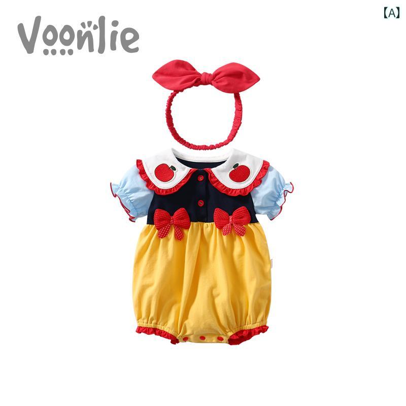 赤ちゃんの ジャンプスーツ Fanlie ベビー 夏服 ボディスーツ 新生児 服 女の子 ジャンプスーツ 夏 プ..