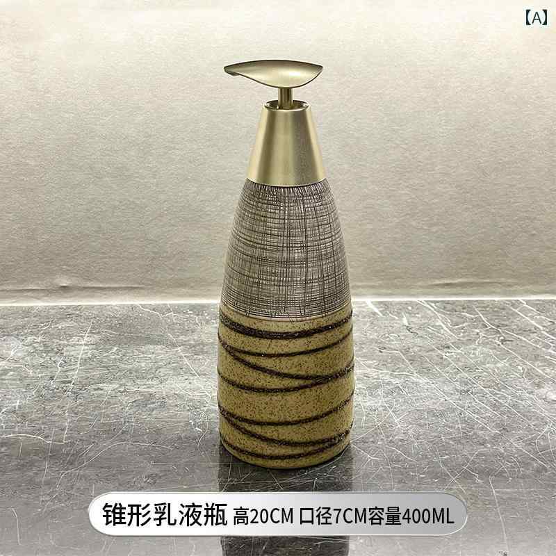 インテリア 収納 ボトル レトロ ハンドソープ ボトル プレス 洗濯 洗剤 シャンプー シャワージェル サ..