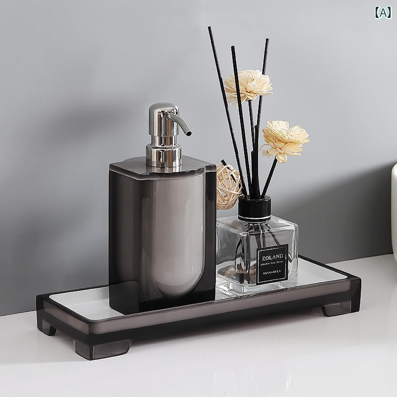 インテリア 収納 ボトル ホテルの ハンドサニタイザー ボトル 綿 棒 ボックス セット バス ルーム ロー..