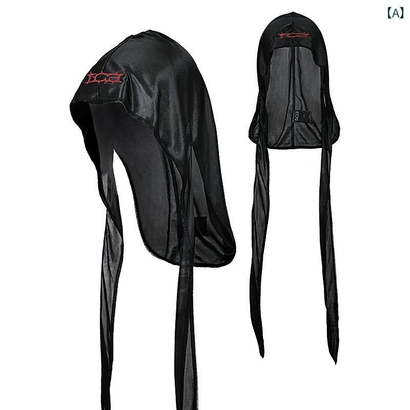 スカーフ カジュアル おしゃれ LCE * アウトオブコントロール エッジ デュ ラグ 刺繍入り ヘッド スカ..