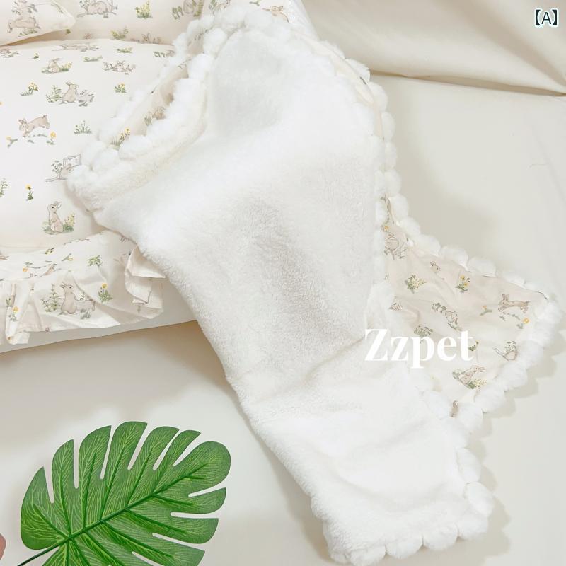 ワンちゃんのブランケット Zzpet ペット ブランケット 犬 猫用 暖かい ふわふわ コットン 秋冬用 キルト