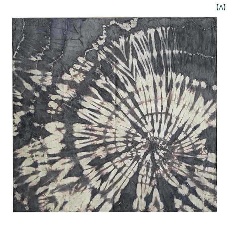 スカーフ カジュアル おしゃれ 綿の 手 染め 植物 スクエア スカーフ 柿 タイ ダイ バイク用 ヘッド 草..