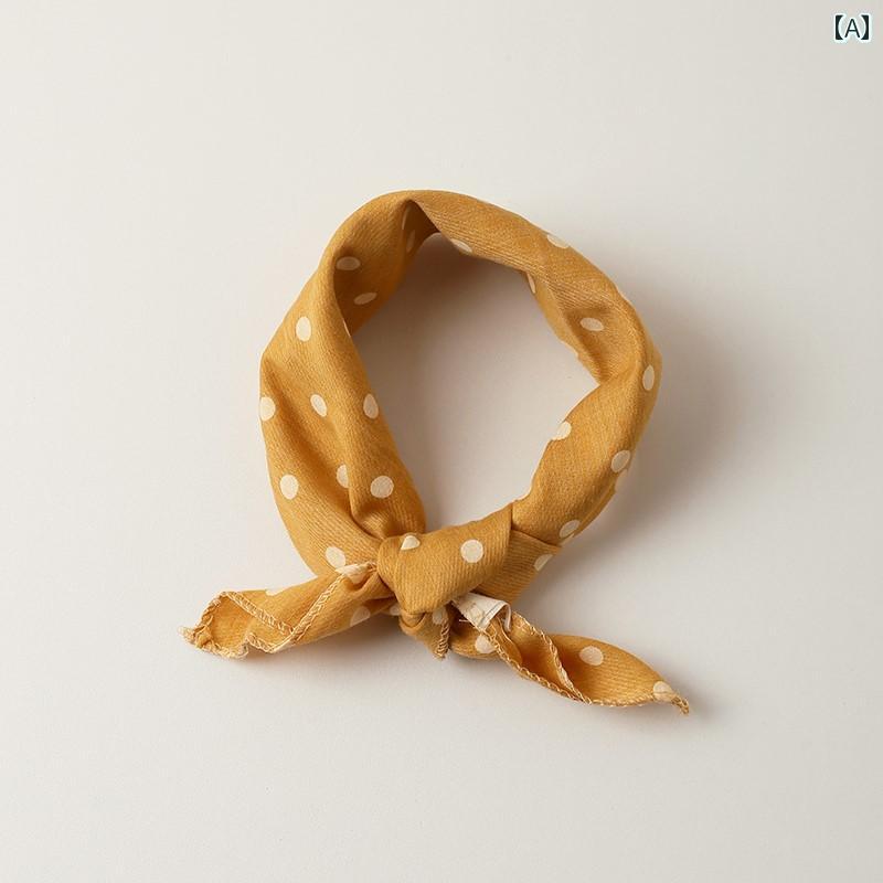 スカーフ カジュアル おしゃれ 子供用 スカーフ ヘッド バンド 女の子用 スクエア 写真用 三角 日焼け..