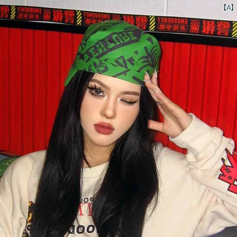 スカーフ カジュアル おしゃれ Youxidao アメリカン レトロ スウィート クール ホット ガール コットン..