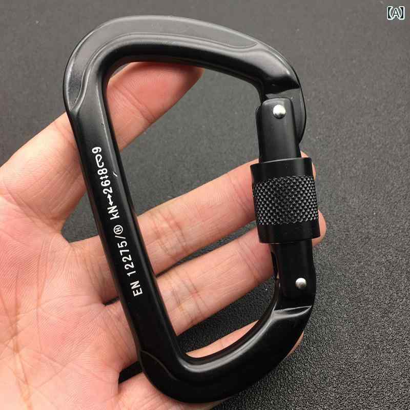登山 グッズ 防具 A 278 N メイン ロック D バックル 屋外 カラビナ ロッククライミング 耐 荷重 ディ センダーは 26 トンに 耐える ことが できます