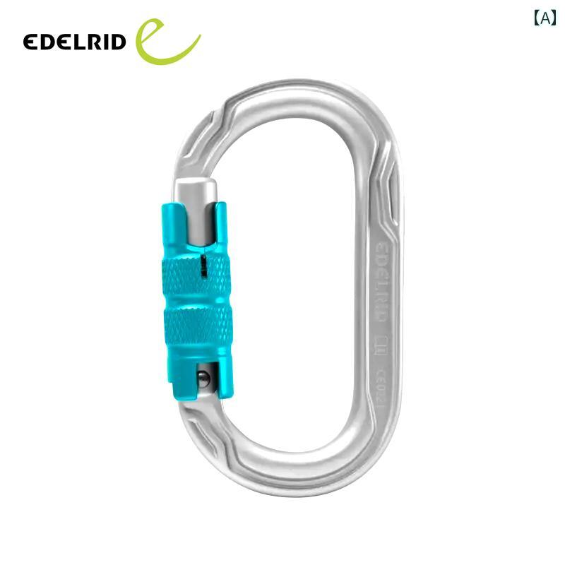 登山 グッズ 防具 ドイツ製 エーデル リッド オーバル パワー 登山 クライミング ロッククライミング アイス レスキュー ケーブ O型 マスター ロック カラビナ スポット