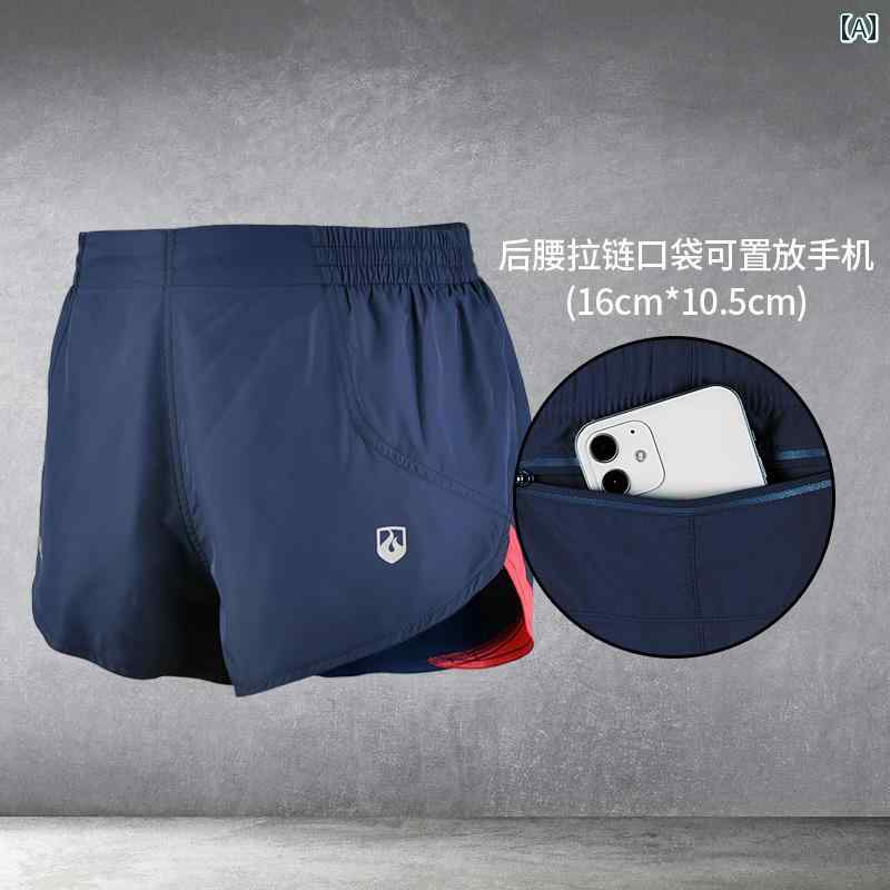 マラソン ウェア フィットネス Liwei ランニング ショーツ メンズ スマートフォン 収納 可能 3点 セット スポーツ 陸上 競技 トレーニング マラソン フィットネス 速乾