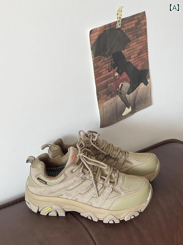 アウトドア シューズ 登山 Mr Shusi 防水 滑り止め アウトドア ハイキング シューズ メンズ 2024 秋冬 レトロ クロス カントリー クライミングシューズ