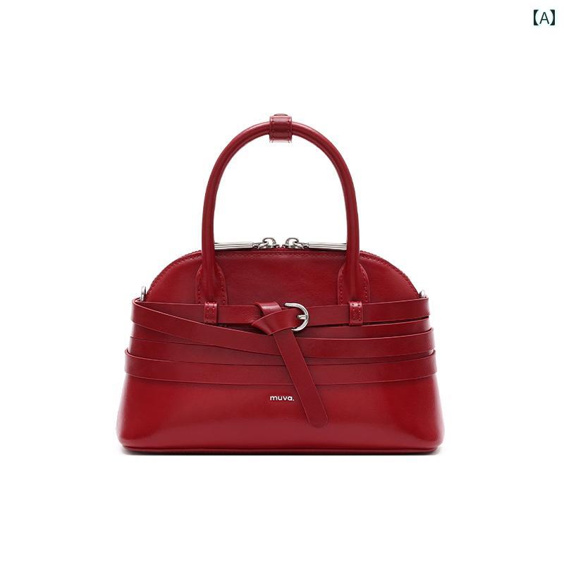 キュート パーティー バッグ MUVA ラップ シェル バッグ レディース ハンドバッグ 通勤 秋冬 着用 クロス ボディ 923