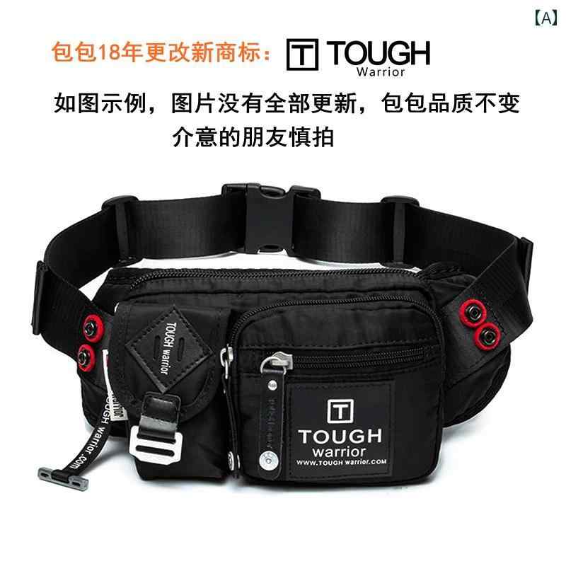 メンズ ウェスト ポーチ バッグ タフな クラシック メンズ ウエスト バッグ ストリート アウトドア ス..