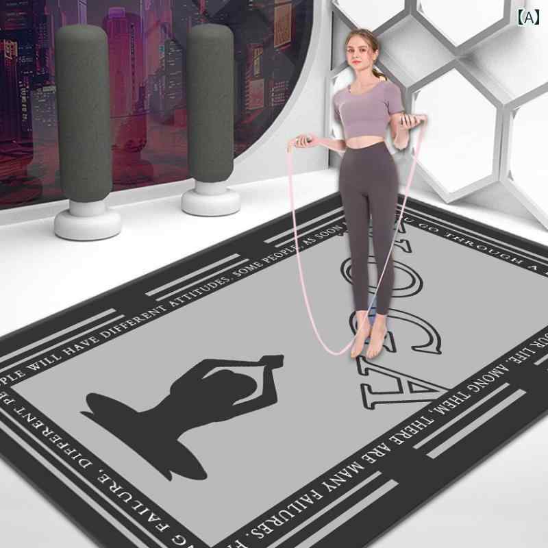 ヨガ マット シート 家庭用 女の子用 スポーツ ヨガ フィットネス マット 滑り止め 衝撃 吸収 サイレン..