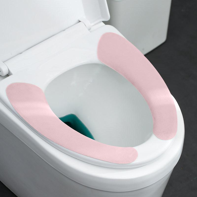 便座カバー 男性用 女性用 汎用 トイレシート 貼るタイプ 貼るだけ 便座シート 柔らかい 洗える 速乾 吸水 抗菌 防臭 節電 エコ 衛生的 清潔 快適 ズレ防止 滑り止め 簡単装着 厚手クッション 暖房不要 ふわふわ あたたかい 通気性抜群 オールシ
