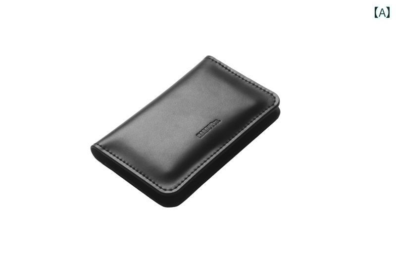 名刺入れ ケース メンズ ビジネス 革 名刺 入れ 銀行 カード クレジット 無地 メンズ レディース カードホルダー ミニ 財布 ID 収納