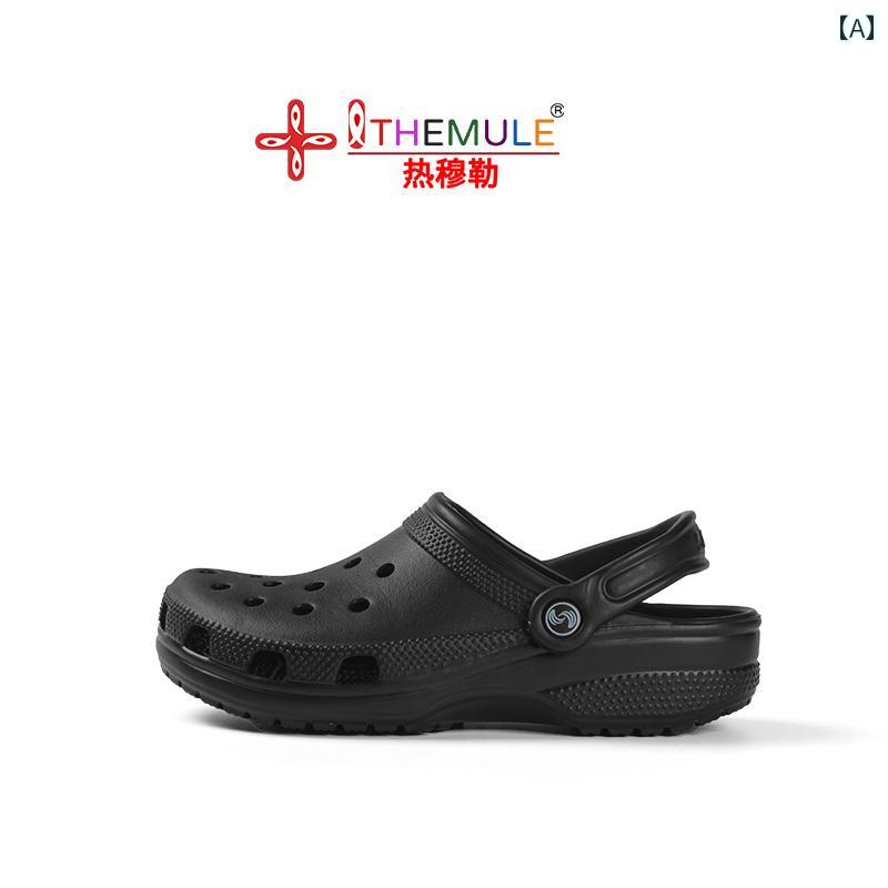 健康サンダル 【 Tan Jianciと 同じ スタイル】 2025年 ホール シューズ 滑り止め 防臭 レディース 夏 アウトドア ビーチ バッグ サンダル メンズ