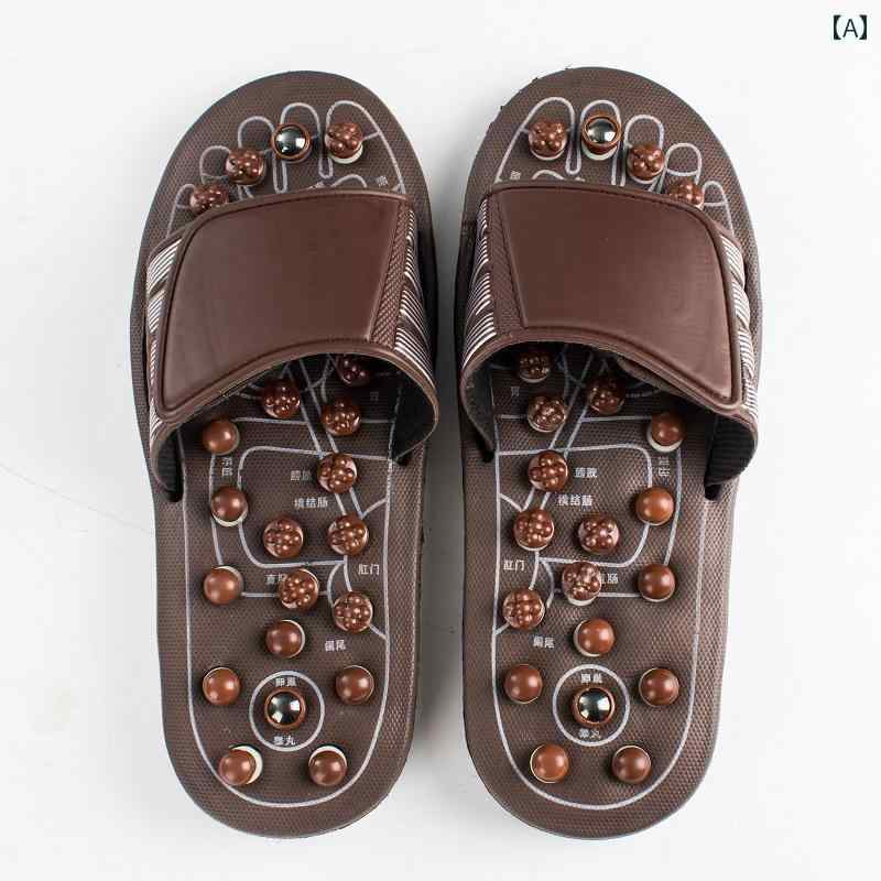 健康サンダル 滑りにくい マッサージ スリッパ 指圧 ボード 足 ツボ ペディキュア シューズ 屋内 家庭用 メンズ レディースの 夏の