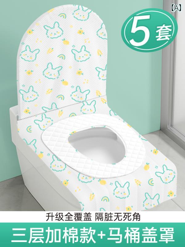 トイレマットカバー 使い捨て トイレ シート カバー フル 厚手 旅行 ホテル マタニティ 拡大 スペシャル