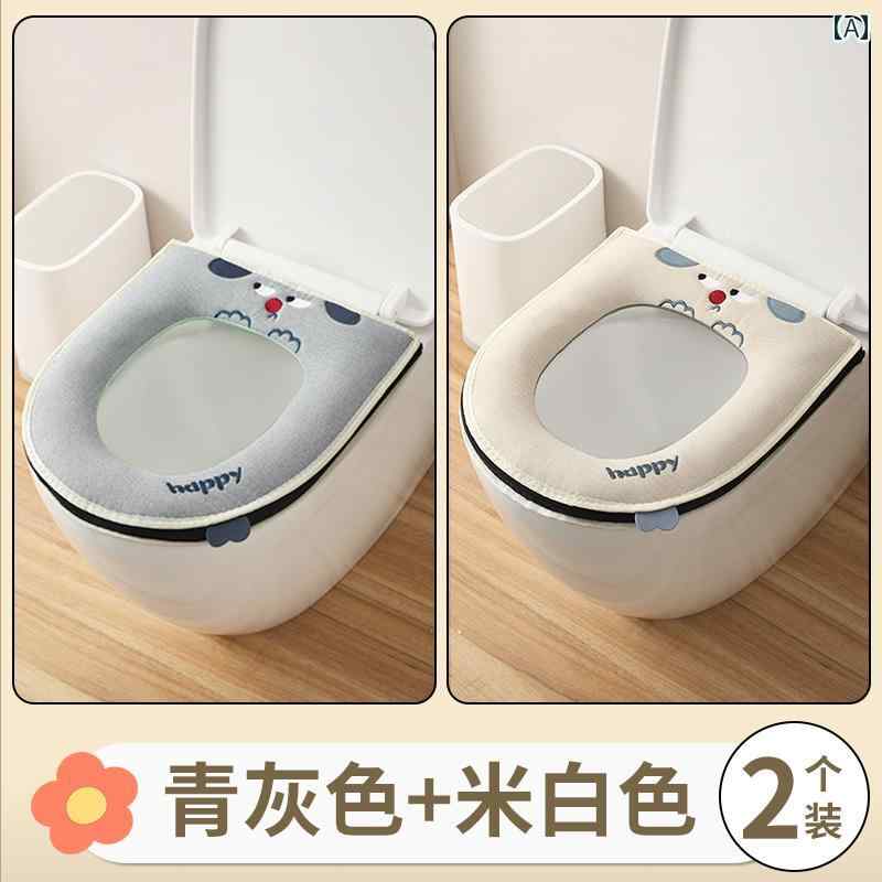 トイレマットカバー トイレ シート クッション ユニバーサル オール シーズン 対応 家庭用 カバー ガス..