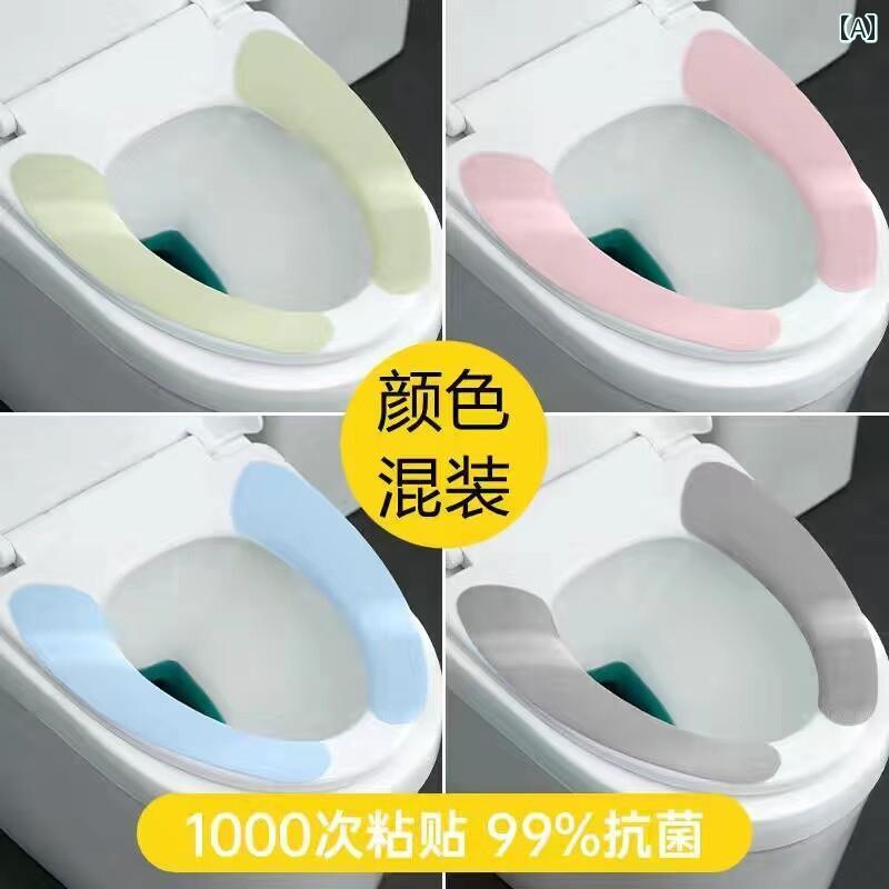 トイレマットカバー トイレ シート クッション 冬用 家庭用 プラッシュ オール シーズン 対応 防水 ス..