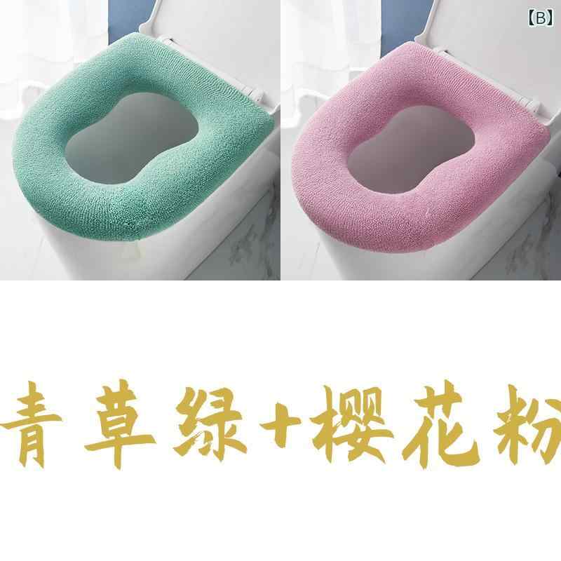 トイレマットカバー トイレ シート クッション 家庭用 オール シーズン 通用 ユニ...