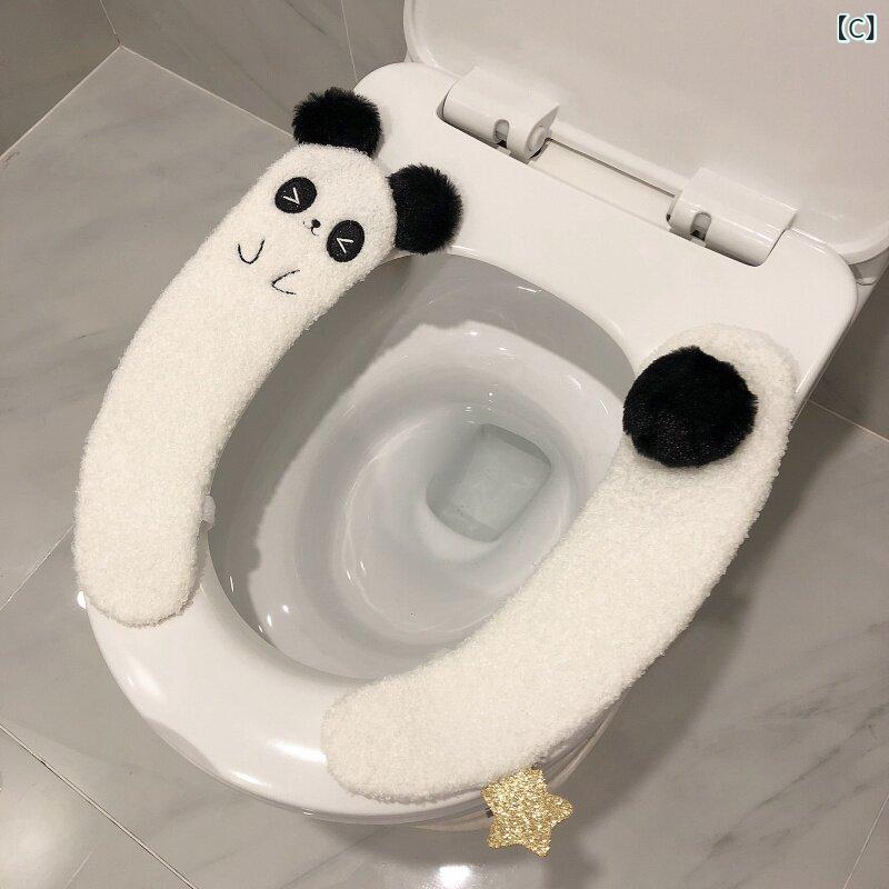 トイレマットカバー かわいい ぬいぐるみ 猫 オール シーズン ユニバーサルトイレ ...