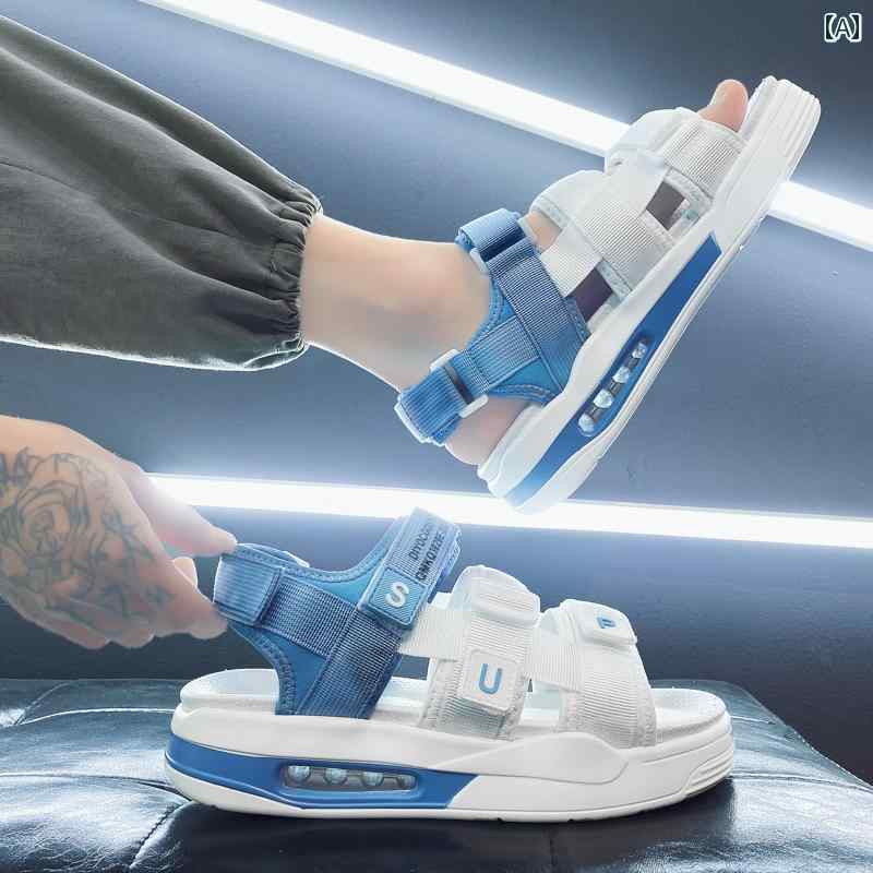 健康サンダル Li Ning Hydrogen Cloud スポーツ サンダル メンズ 夏 アウトドア エア クッション 中学生 ビーチ シューズ