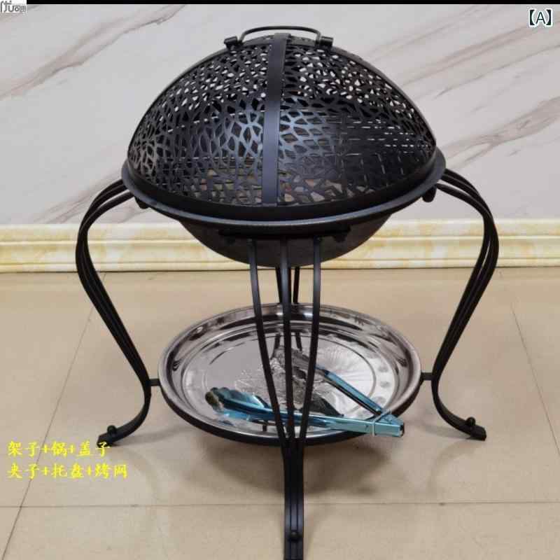 火鉢 屋内 炭火 ポット ストーブ 家